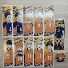 ハイキュー!! ロングステッカー　烏野セット