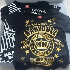 BABY DOLL 110サイズ　半袖プリントTシャツ