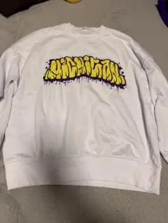 WEGO グラフィックスウェット M ホワイト