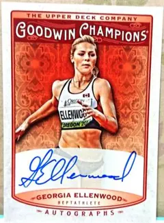 ジョージア エレンウッド 直筆 サイン カード auto upper deck