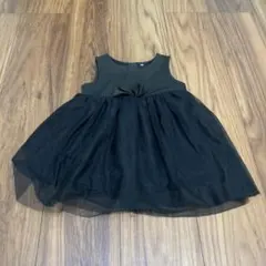 黒のチュニックワンピース 90サイズ