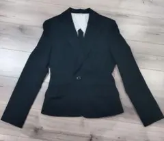 黒 シングルボタン ビジネスジャケット　スーツ