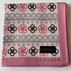【新品】CLATHAS 大判花柄ハンカチ