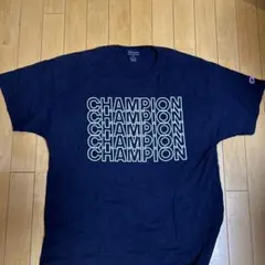ば*し様 CHAMPION ネイビー Tシャツ