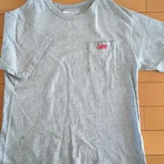 Lee ポケット付き Tシャツ 140サイズ グレー 半袖　グレーTシャツキッズ