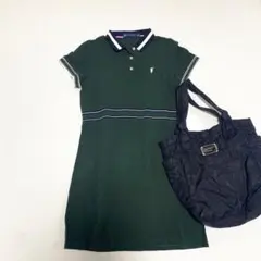 POLO SPORTS ポロワンピース S ダークグリーン