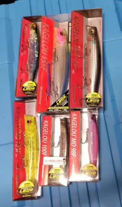 メガバス カゲロウ124F/MD 125F、Cookai BRING130F/S - メルカリ