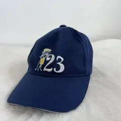 23区GOLF キャップ ネイビー 刺繍