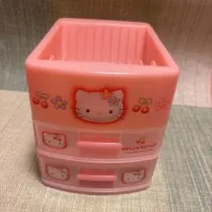 ハローキティ 1997 激レア カオハナ 平成レトロ 収納ボックス ピンク
