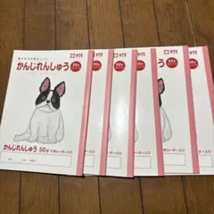 かんじれんしゅうちょう　50字　リーダー入り　ＮＰ50　6冊 新品・未使用のサムネイル