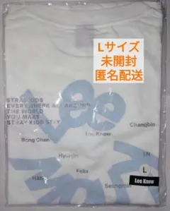 StrayKids RUN IT Tシャツ Lサイズ リノ スキズ