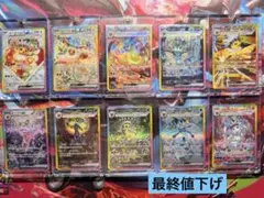 テラスタルフェスex ブイズ10種 SAR コンプリートセット ローダー付