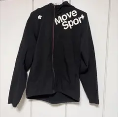 DESCENTE Move Sport フーデッド ジャージ ブラック