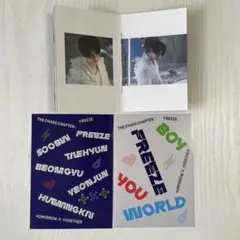 TXT FREEZEN アルバム 付属品