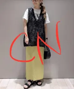 LEPSIM ニュアンス柄レーシーベスト