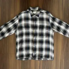 60s towncraft オンブレ レーヨン チェックシャツ L