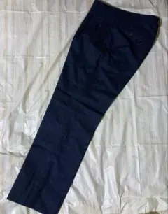 未使用品 ウール ツータックスラックス チェック柄ブラックウォッチ W79