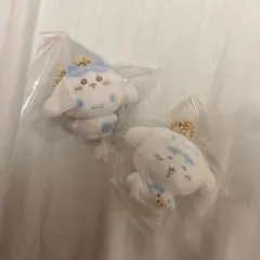 ちいかわ サンリオコラボ シークレットフロッキーマスコットチャーム ハチワレ