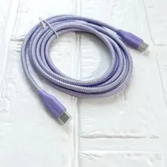 ⭐︎USB Type C ケーブル 1.5m 1本 パープル 紫