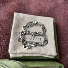 GUCCI】 グッチ トムフォード期 フィガロチェーン ブレスレットSV925