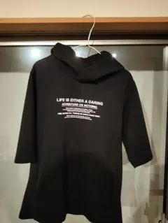 ニコル　ロゴ半袖パーカー　ショートスリーブ