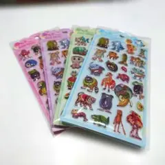 イタリアンブレインロッド　ぷくぷくシール　4枚セット