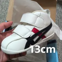 ASICS AMULEFIRST SL 13cm ホワイト/ネイビー