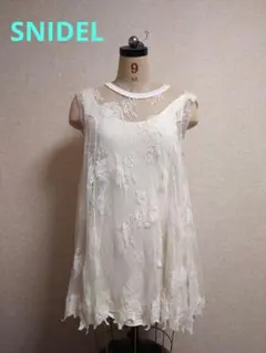 SNIDEL レース チュニック ワンピース