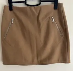 GAPジッパーポケット付きミニスカート