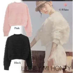 HONEY MI HONEY チュールブルゾン(pink)のサムネイル