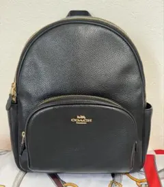 COACH リュック ブラック レザーのサムネイル