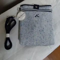 Kitamura ラメ入りツィード風ショルダーバック