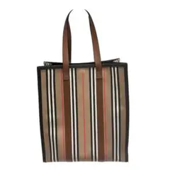 最終値下げ 美品BURBERRY アイコンストライプ ブックトート トート