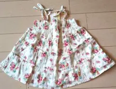 BRANSHES　新品未使用フラワープリント チュニック 80　ブランシェス