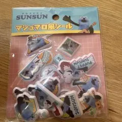 PUPPET SUNSUN マシュマロ風シール