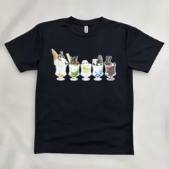 とーとつにエジプト神ドライTシャツブラック Sサイズのサムネイル