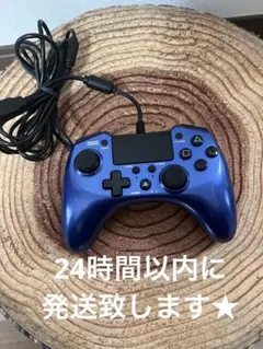 PS4 HORI ホリパッドFPS有線コントローラー　ブルー