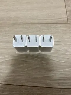 純正Apple iPhone USBコンセントプラグ 3個セット ACアダプタ