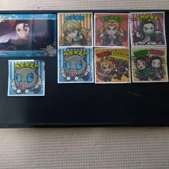 鬼滅の刃マン２チョコ　６枚セットとオマケ猪之助カード