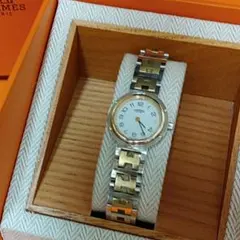エルメス時計/極極極美品クリッパー/新品電池仕上げ正常稼働品/レディース エルメス時計/極極極美品クリッパー/新品電池新品仕上げ正常稼働品