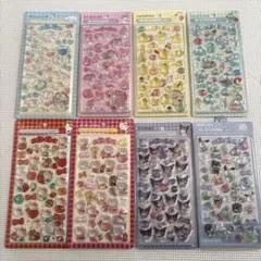 3Dシール 立体シール 8点 ボンボンドロップシール