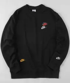 Nike ブラック クルーネックセーター