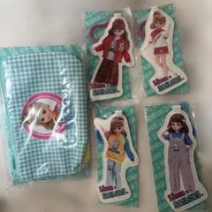 リカちゃんくじ　SAILORS ダイカットキーチェーン　コンプ　ポーチ　セット