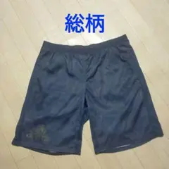 adidas　アディダス　ハーフパンツ　ショートパンツ　トレーニングパンツ　総柄