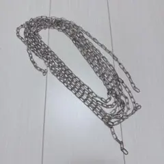 シルバー チェーン アクセサリー ハンドメイド 4m60cm