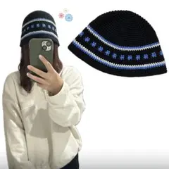 クラッシャーハット クロシェハット バケットハット ビーニー 男女兼用