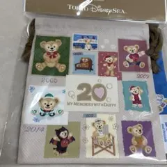 ダッフィー ２０周年 きんちゃく　1枚