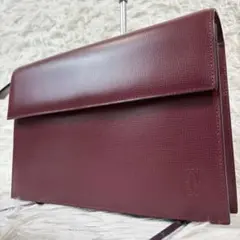 極美品】DELVAUXデルヴォーDロゴ クラッチバッグ パッチワーク 