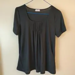 ■美品■ELLE 半袖Tシャツ 濃いグレーのサムネイル