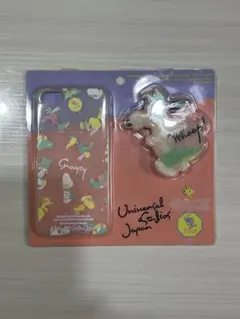 スヌーピー「UNIVERSAL AT HOME」スマホケース iPhoneSEのサムネイル